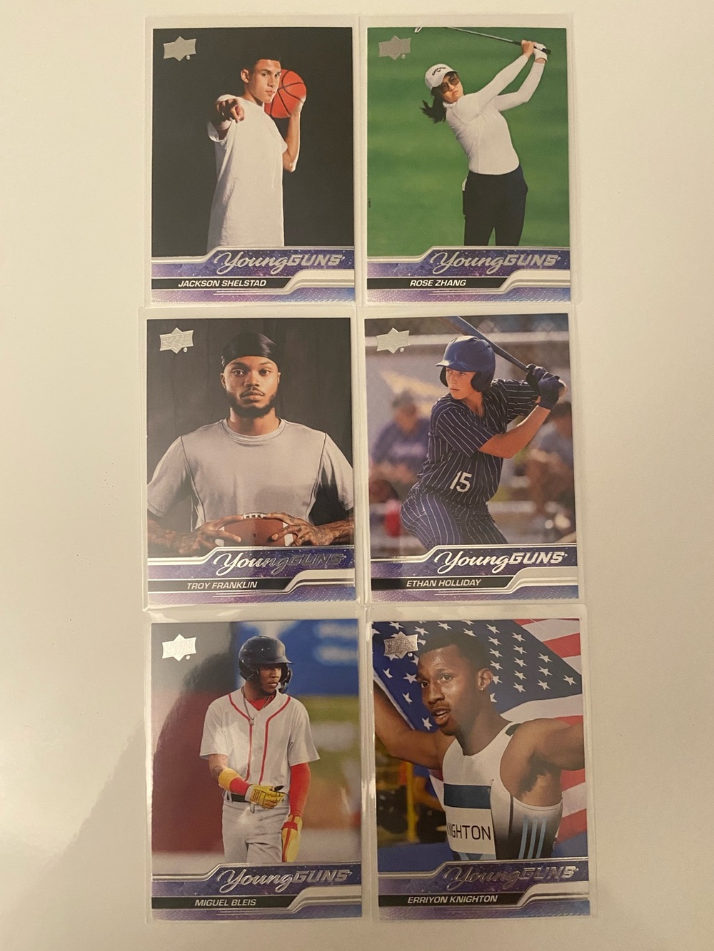 2024 Upper Deck Goodwin Champions Young Guns Lot (6 Cards)